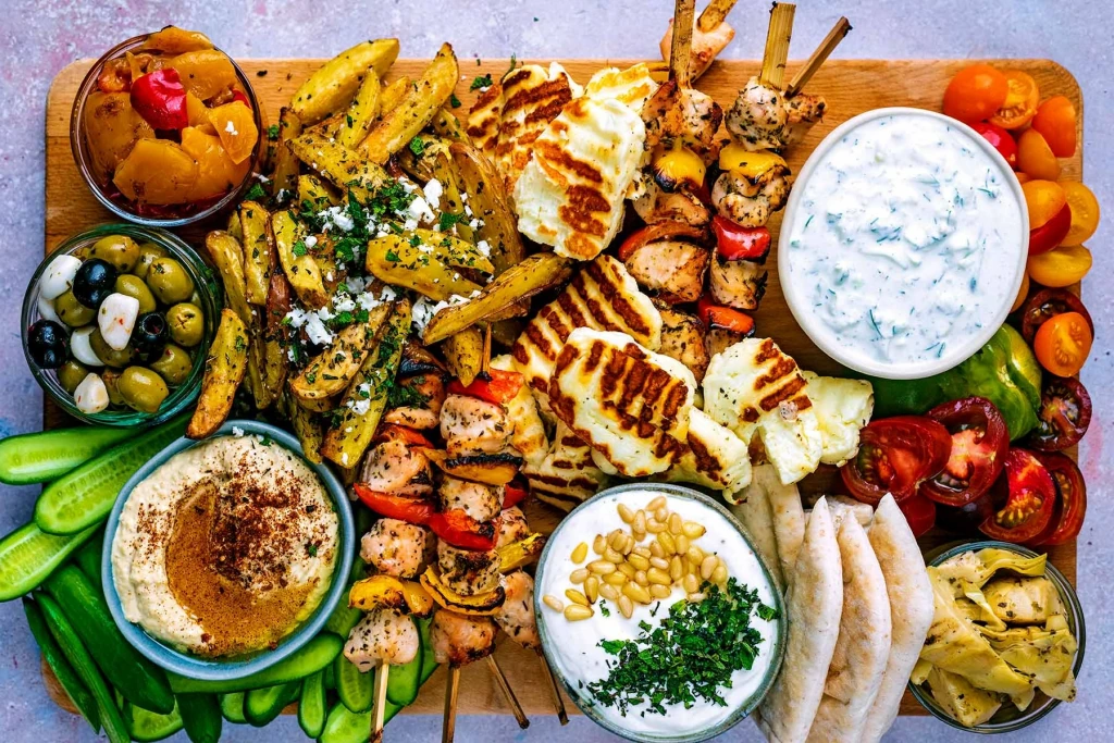 greek menu meze platter