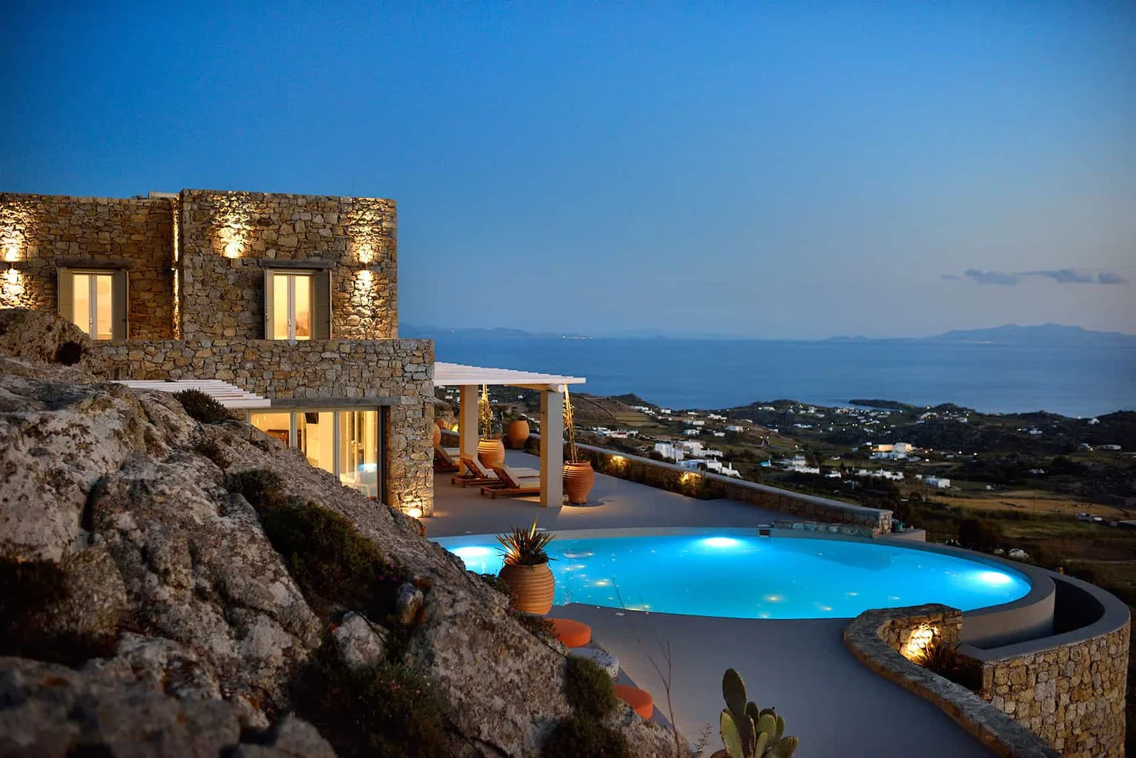 Mykonos island wedding villa