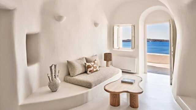 small destination wedding in santorini