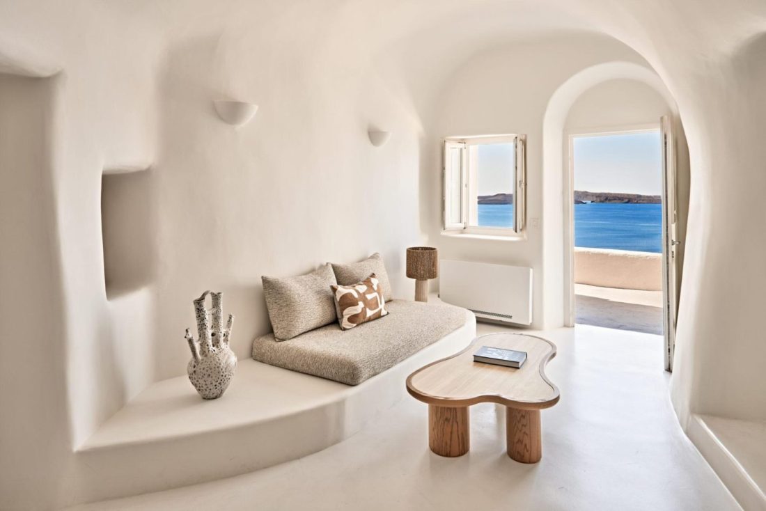 small destination wedding in santorini
