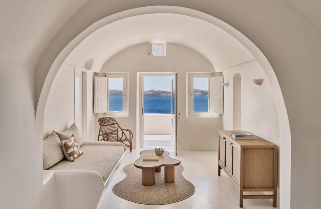 small destination wedding in santorini