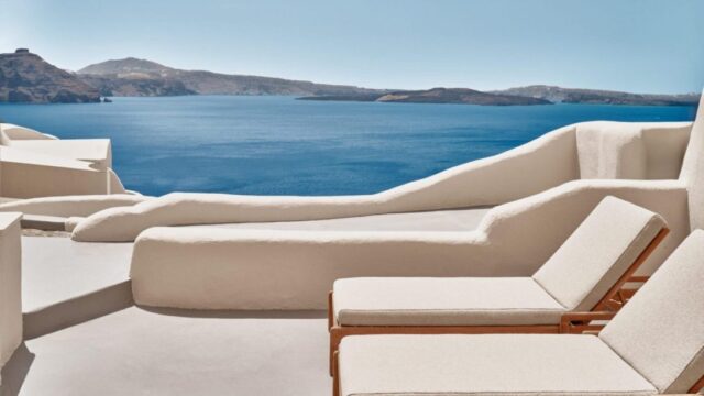 small destination wedding in santorini