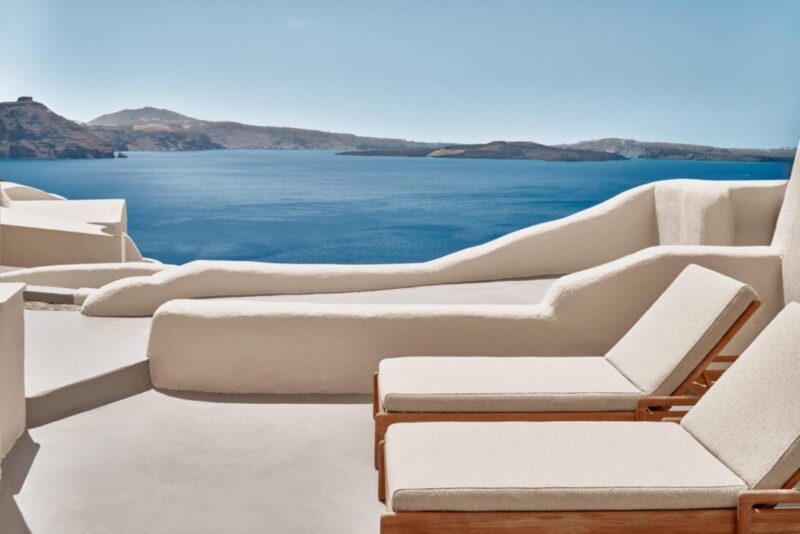 small destination wedding in santorini