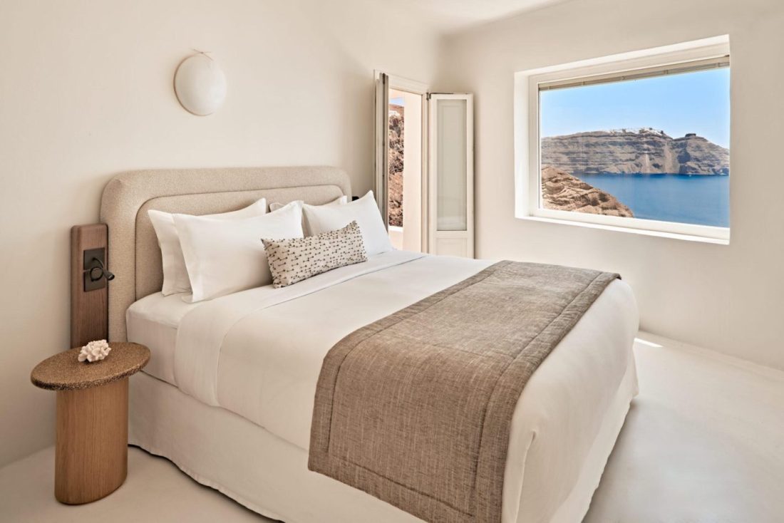 small destination wedding in santorini