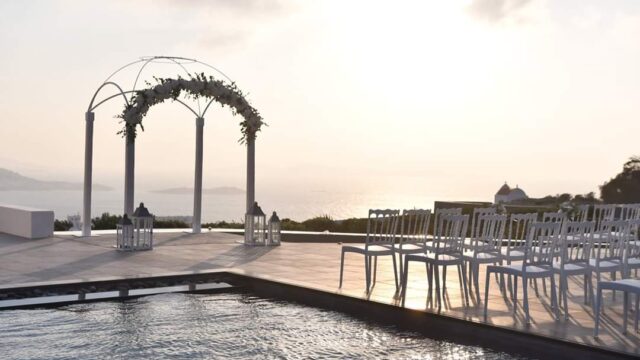 destination wedding mykonos venue