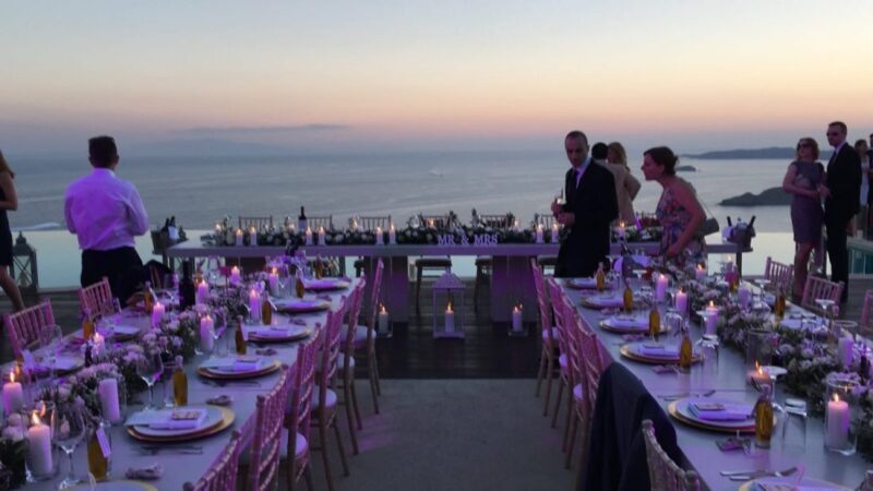 destination wedding in greece resort