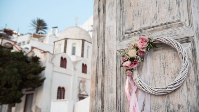 santorini greece wedding