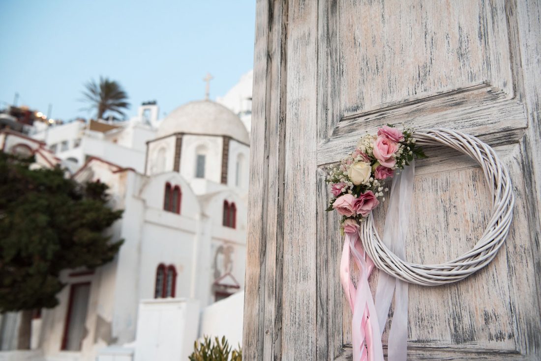 santorini greece wedding