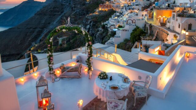 santorini greece wedding