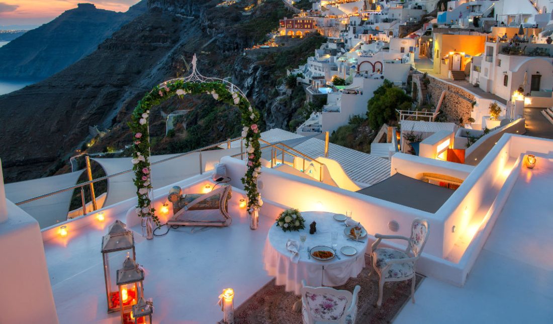 santorini greece wedding