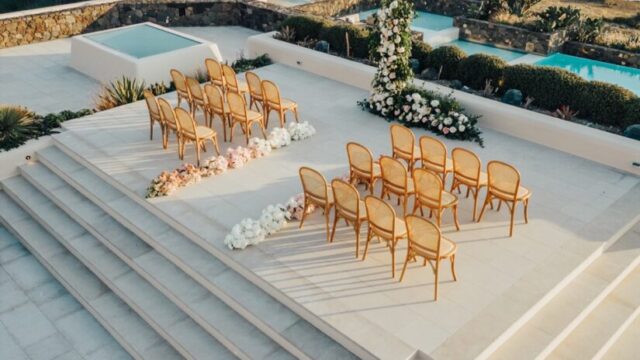 greek island weddings santorini