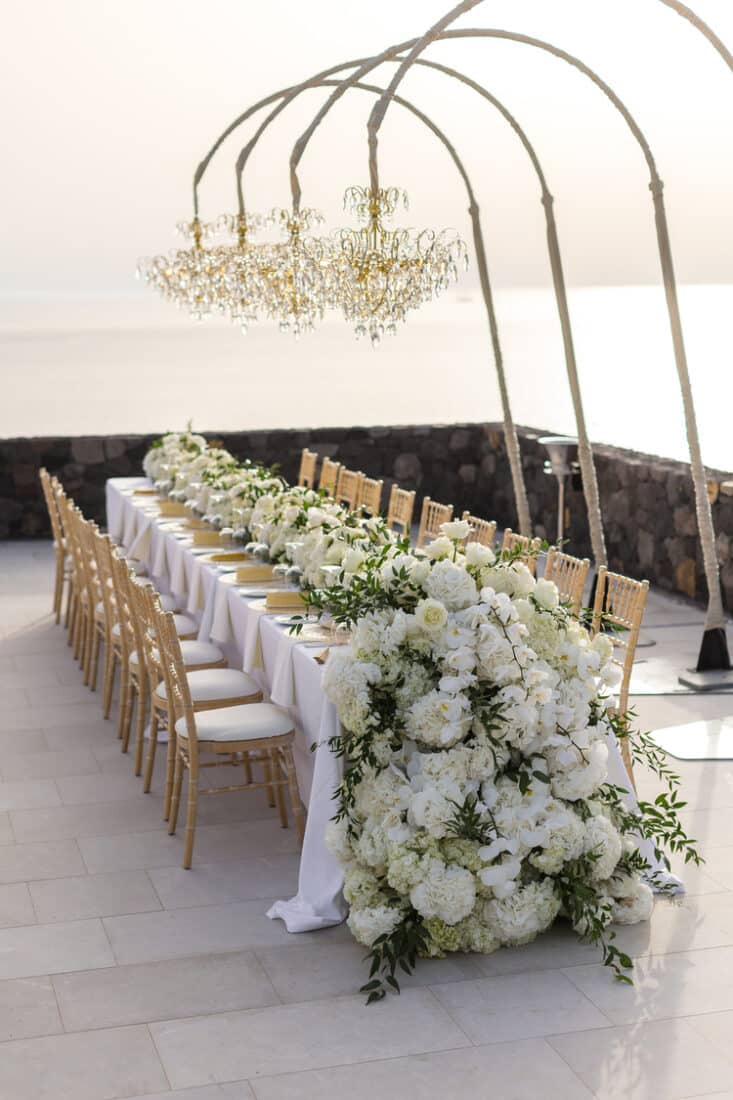 greek island weddings santorini