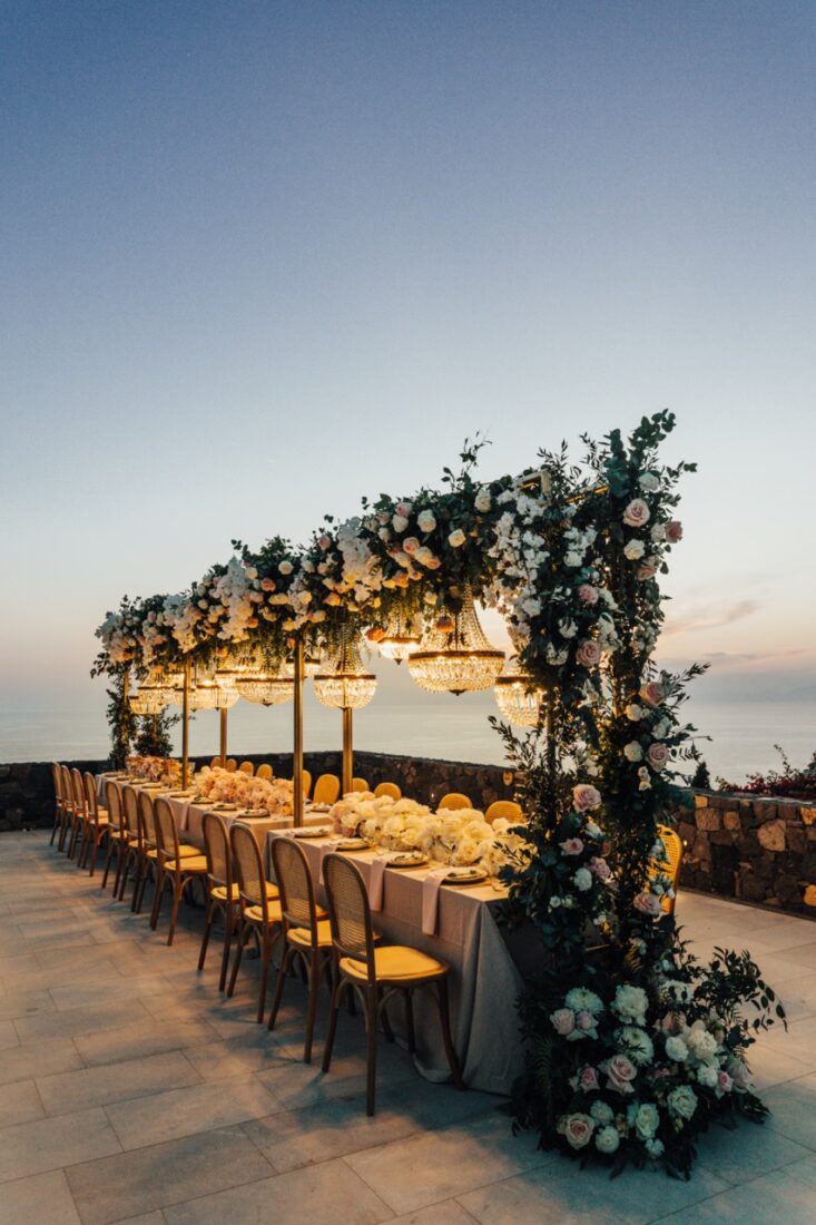 greek island weddings santorini