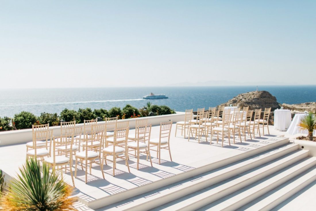 greek island weddings santorini