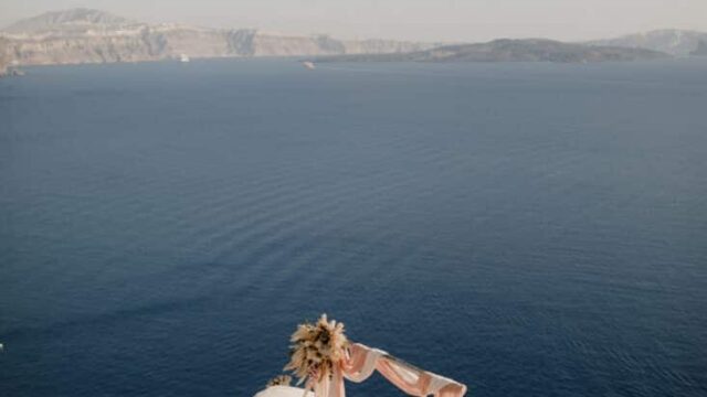 greek island weddings santorini