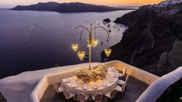 greek island weddings santorini
