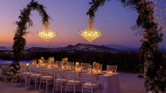 destination wedding in santorini