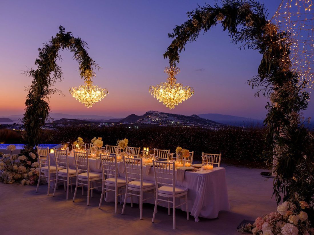 destination wedding in santorini