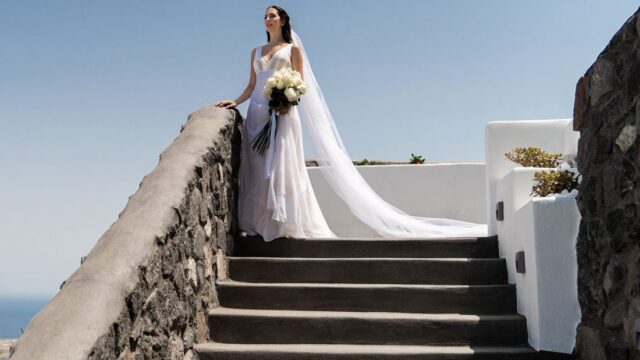 destination wedding in santorini