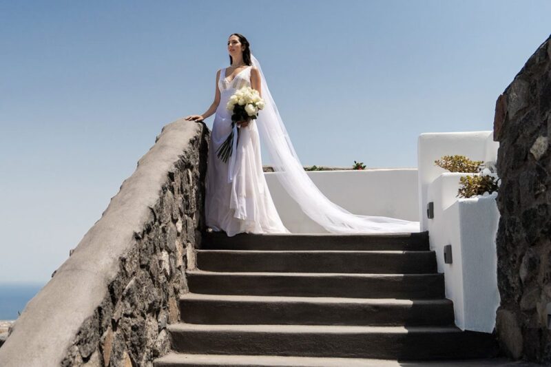 destination wedding in santorini