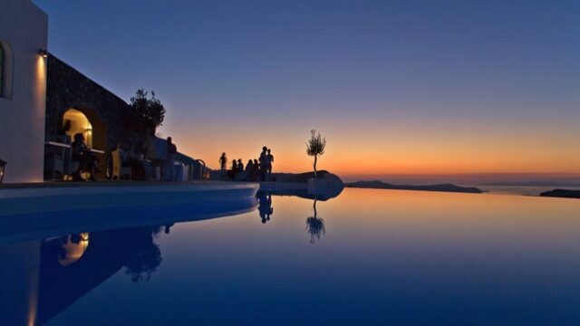 destination wedding in santorini