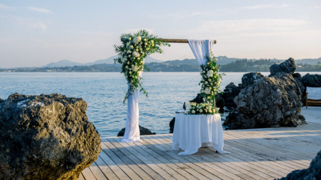 small destination wedding venue in Corfu