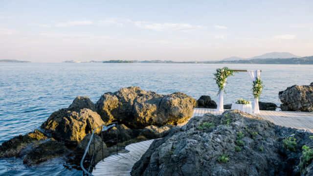 small destination wedding venue in Corfu