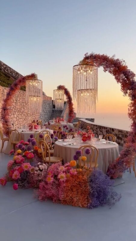destination wedding villa santorini