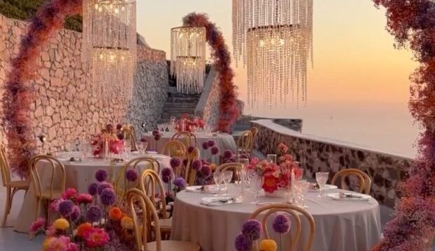 destination wedding villa santorini