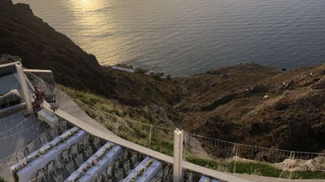 destination wedding villa santorini