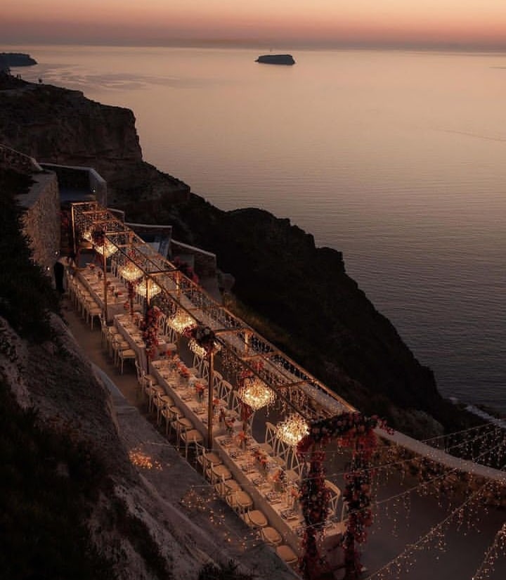 destination wedding villa santorini