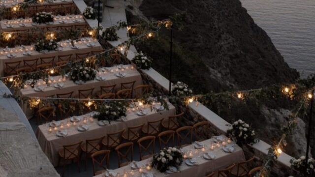 destination wedding villa santorini