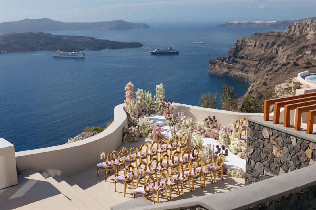 santorini wedding venue
