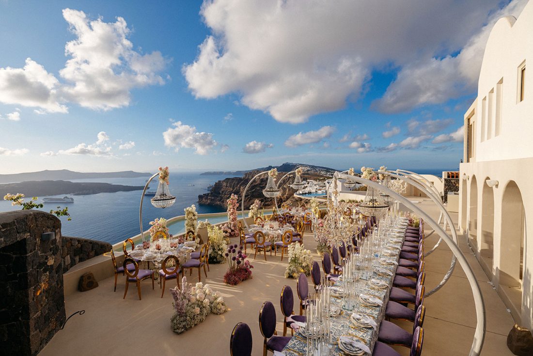 santorini wedding venue