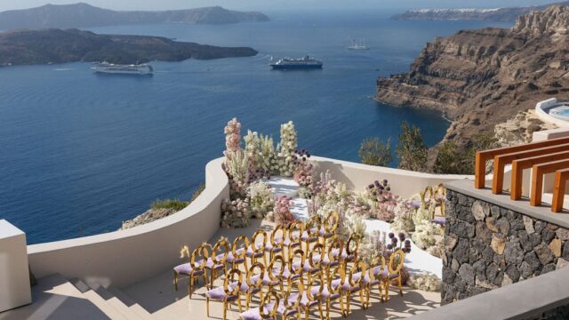 santorini wedding venue