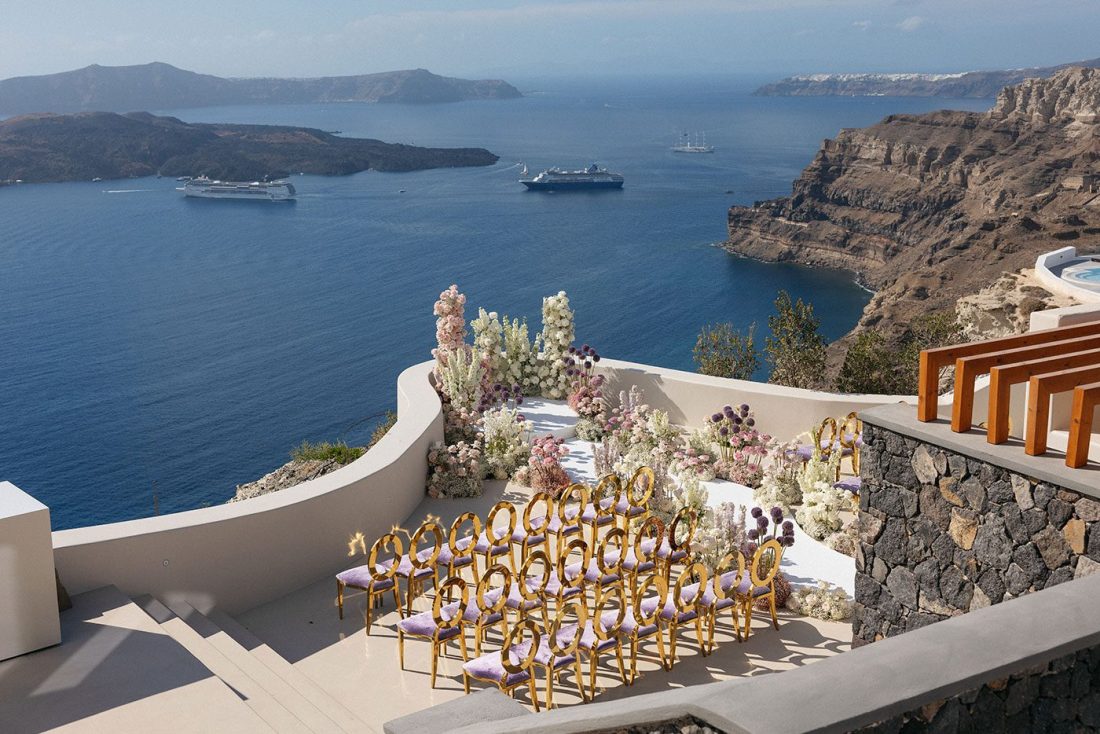 santorini wedding venue