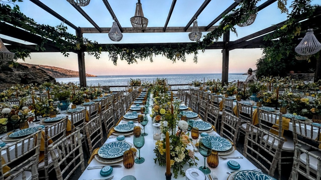 Sifnos beach wedding venue