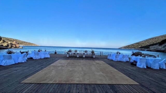 Sifnos beach wedding venue
