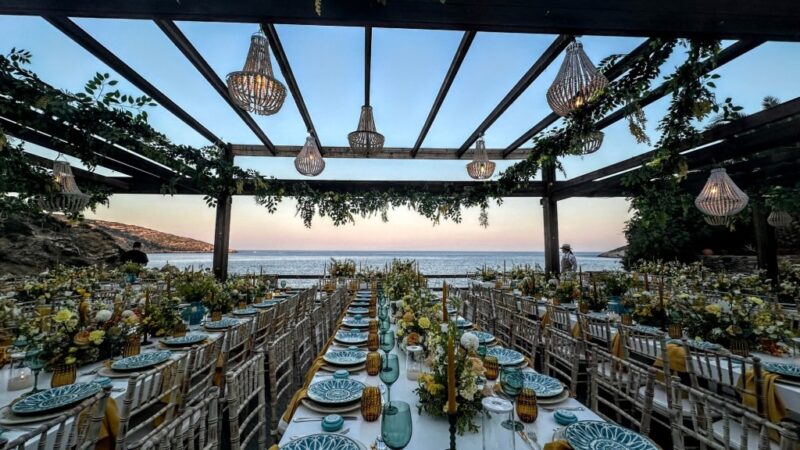 Sifnos beach wedding venue