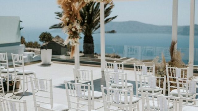 destination wedding santorini venue