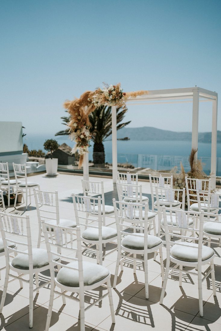 destination wedding santorini venue