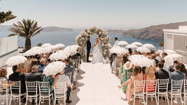 destination wedding santorini venue