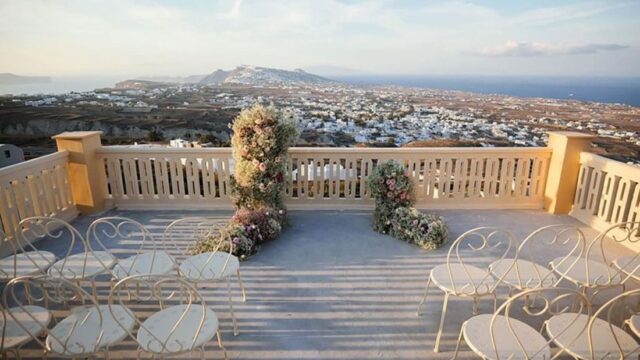 santorini wedding venue