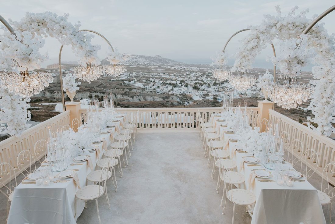 santorini wedding venue
