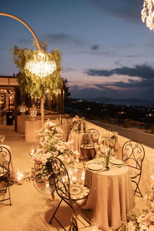 santorini wedding venue
