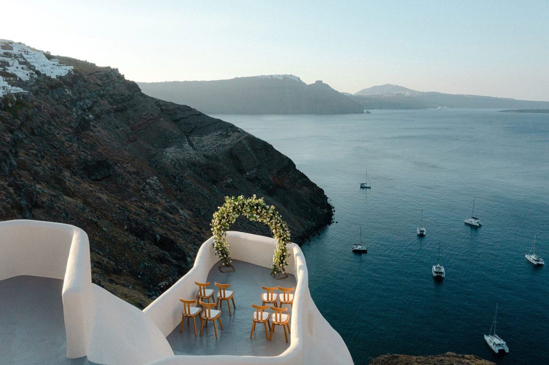 Santorini wedding