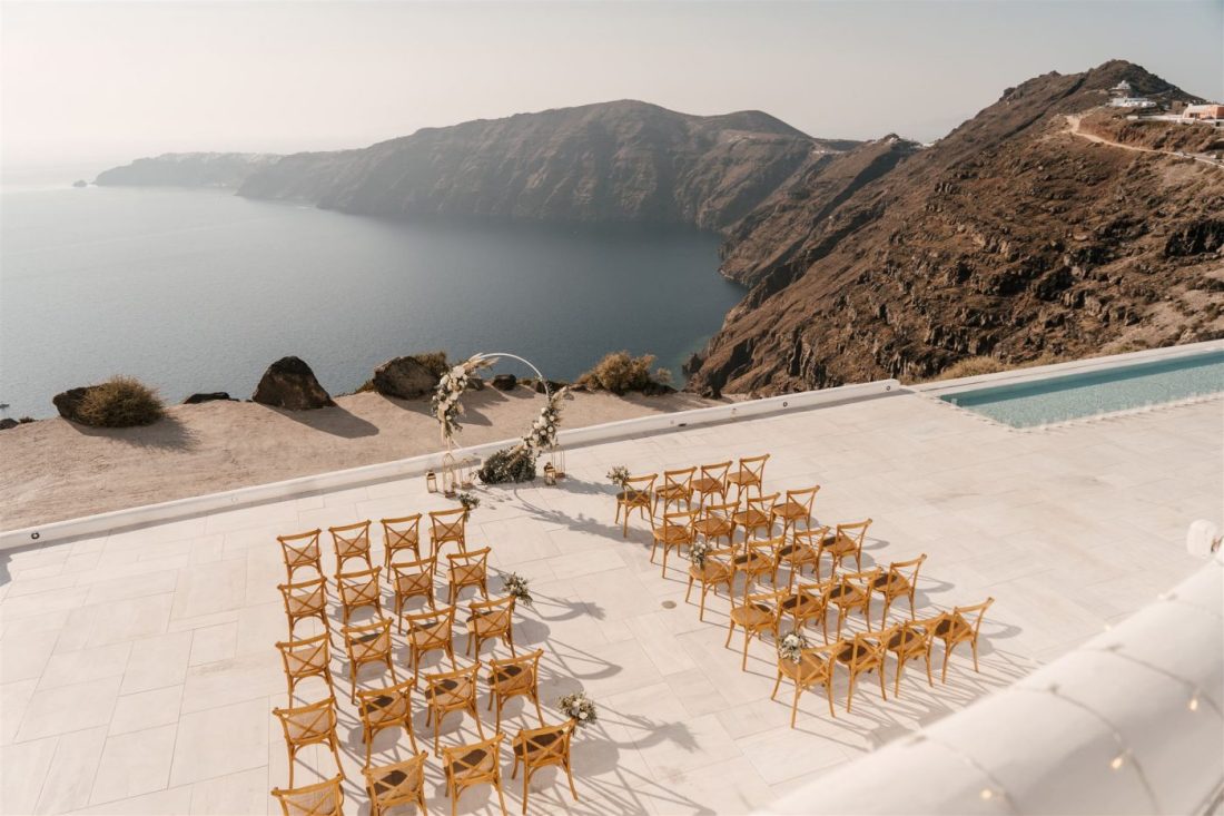 Santorini wedding venue