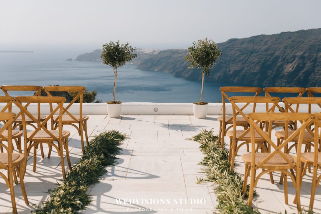 Santorini wedding venue
