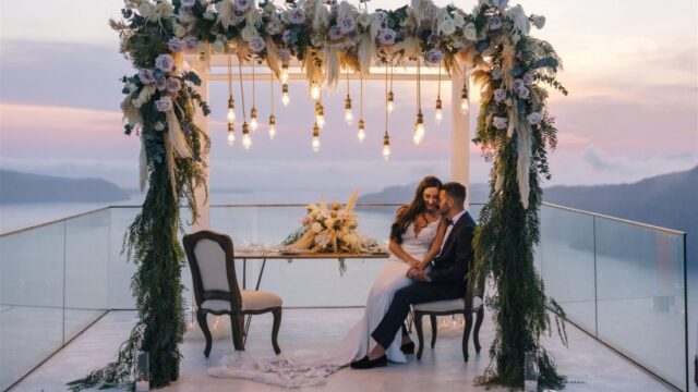 Santorini wedding venue