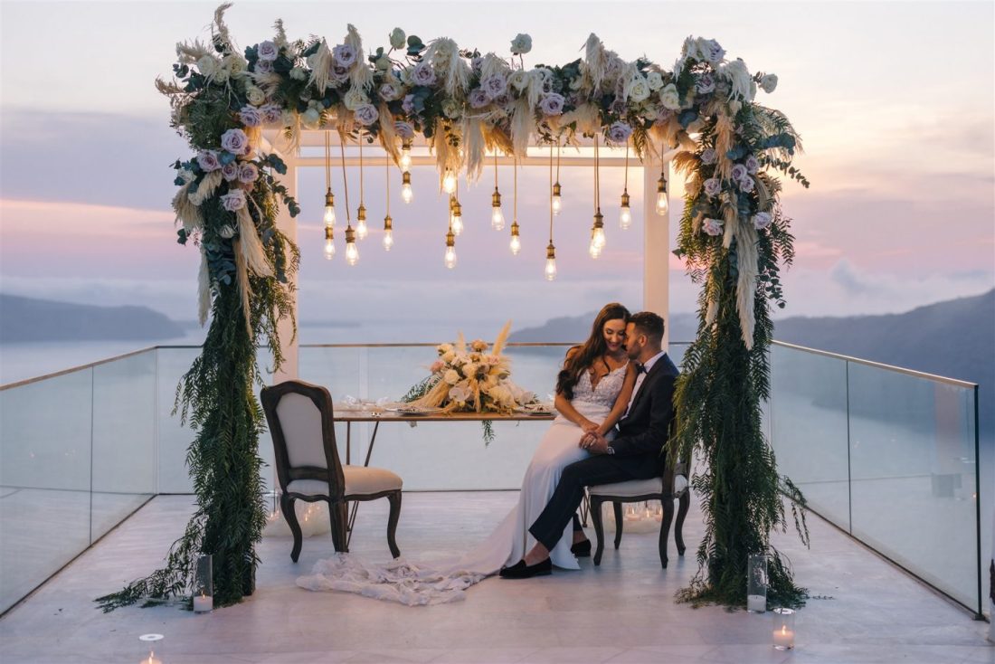 Santorini wedding venue